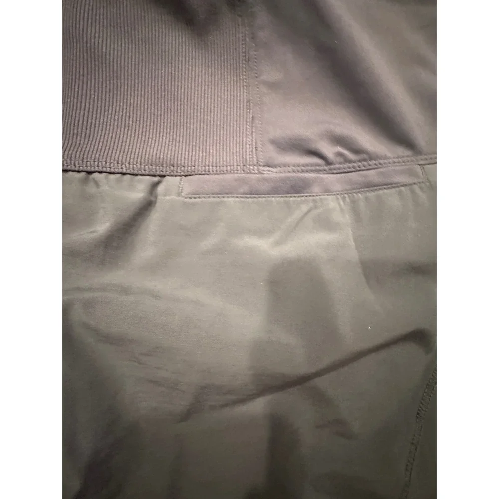 Lucky in Love Running Tennis Skort Charcoal Gray Reflective Back Pocket Skirt XL